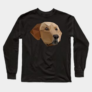 Low poly labrador Long Sleeve T-Shirt